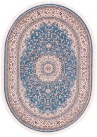 Esfehan 4878 blue-ivory овал